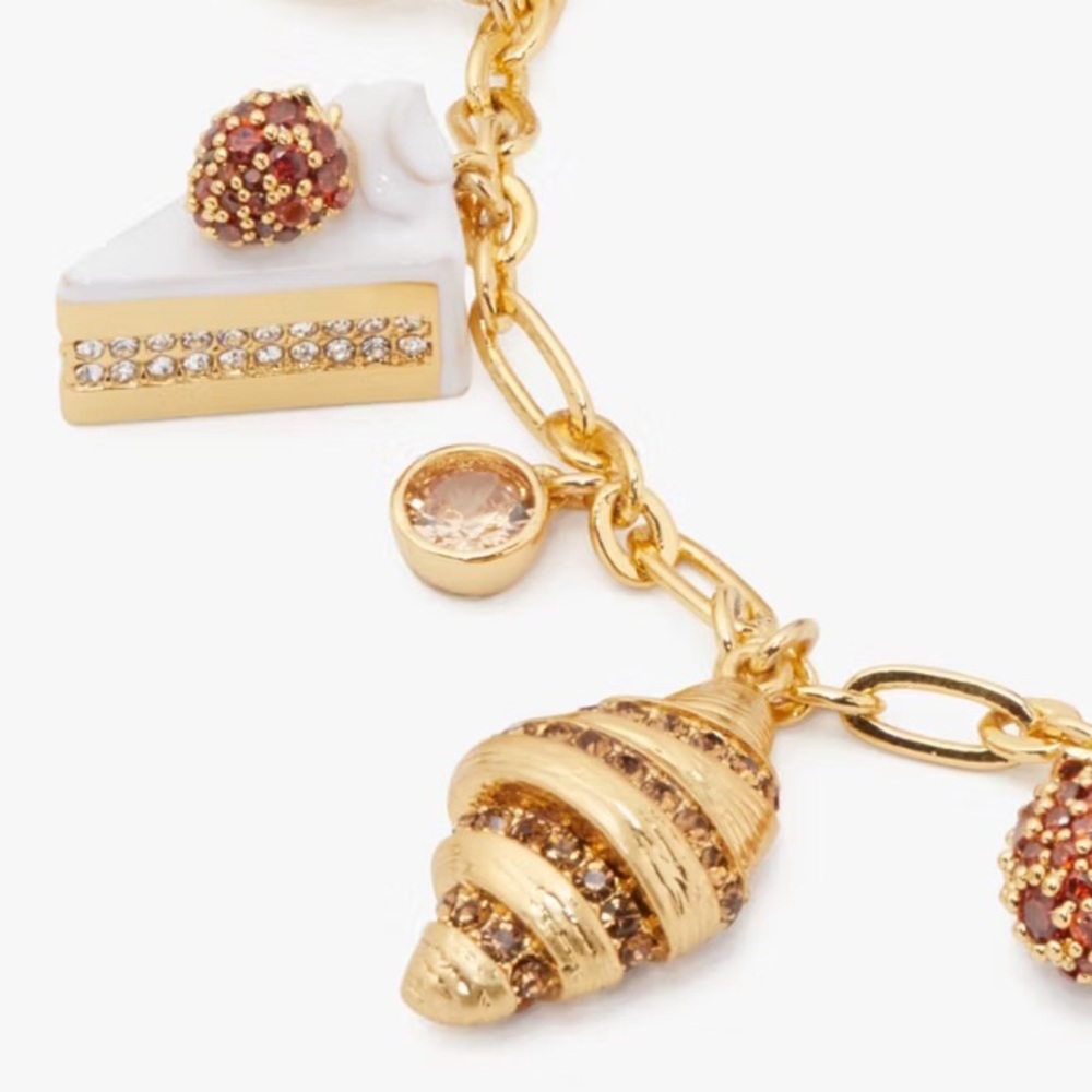 Kate Spade Patisserie Pastry Shop Charm Necklace